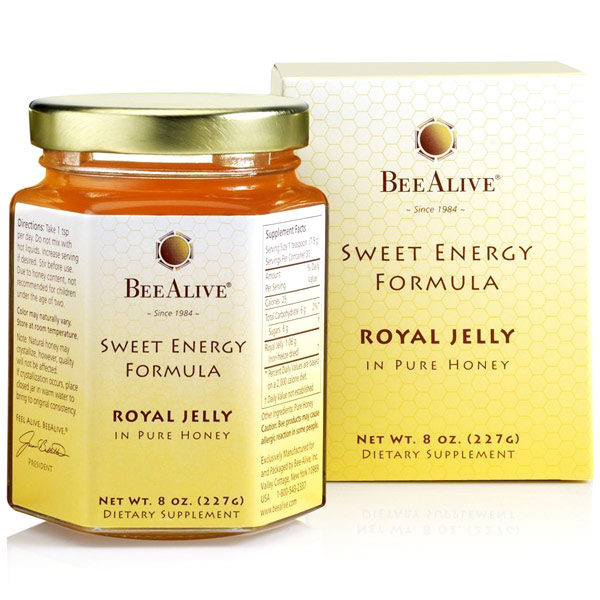 Bee Alive (BeeAlive) BeeAlive Sweet Energy Formula, Royal Jelly in Pure Honey, 8 oz, Bee Alive