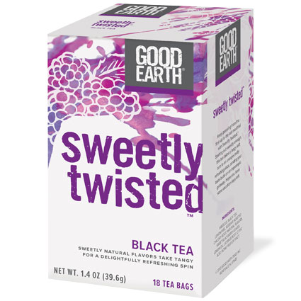 Good Earth Tea Sweetly Twisted Black & Herbal Tea, 18 Tea Bags, Good Earth Tea