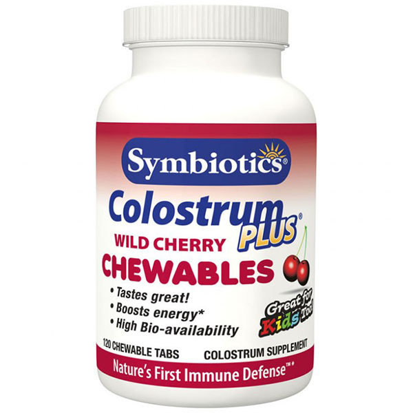 Symbiotics Symbiotics New Life Colostrum Chewables Cherry 120 wafers