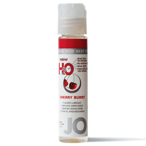 System JO JO H2O Flavored Lubricant, Water Based, Cherry Burst, 1 oz, System JO