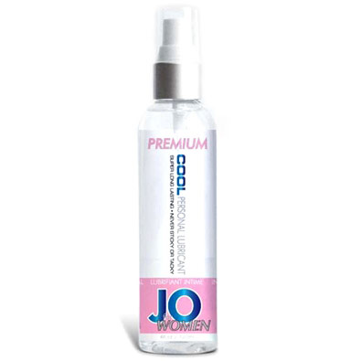 System JO JO Women Premium Cool Personal Lubricant, Silicone Based, 4 oz, System JO