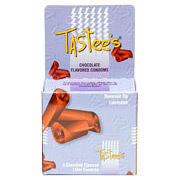 Tastee's Condoms Chocolate Flavored Condoms, 3 Pack, Tastee's Condoms