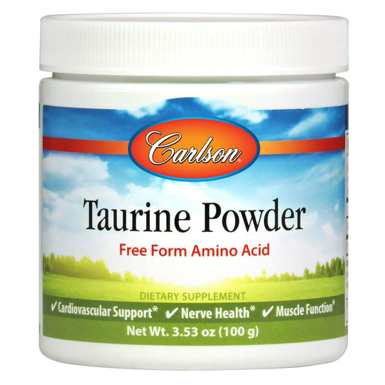 Carlson Laboratories Taurine Powder, 100 g, Carlson Labs