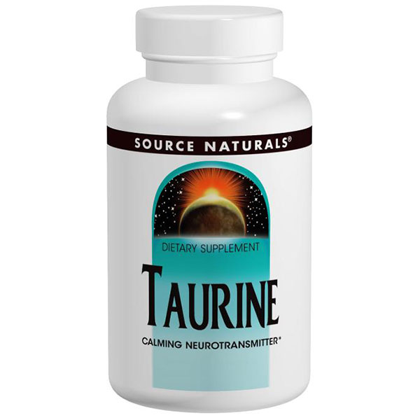 Source Naturals Taurine 500mg 120 tabs from Source Naturals