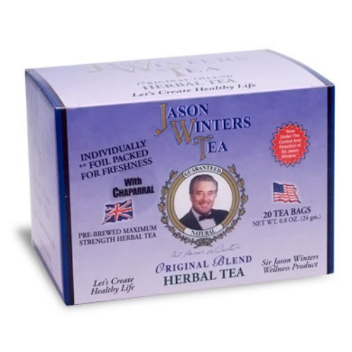 Jason Winters Original Blend Herbal Tea with Chaparral, 20 Tea Bags, Jason Winters