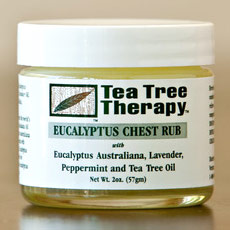 Tea Tree Therapy Tea Tree Oil Eucalyptus Chest Rub, 2 oz, Tea Tree Therapy