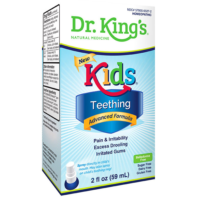 King Bio Homeopathic (KingBio) Teething Relief, 2 oz, King Bio Homeopathic (KingBio)