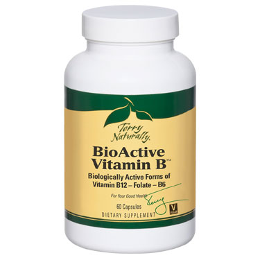 EuroPharma, Terry Naturally Terry Naturally BioActive Vitamin B, 60 Capsules, EuroPharma