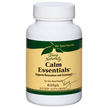 EuroPharma, Terry Naturally Terry Naturally Calm Essentials, Supports Relaxation and Calmness, 45 Softgels, EuroPharma