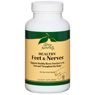 EuroPharma, Terry Naturally Terry Naturally Healthy Feet & Nerves, Supports Nerve Function, 60 Capsules, EuroPharma
