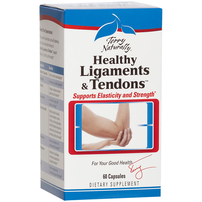 EuroPharma, Terry Naturally Terry Naturally Healthy Ligaments & Tendons, 60 Capsules, EuroPharma