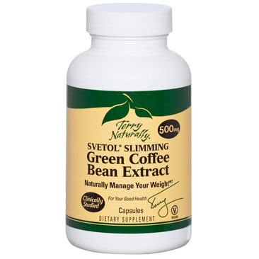 EuroPharma, Terry Naturally Terry Naturally Svetol Slimming Green Coffee Bean Extract 500 mg, 30 Capsules, EuroPharma