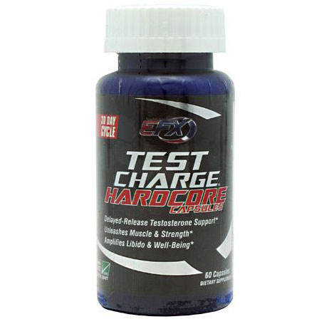 All American EFX Test Charge Hardcore, Delayed-Release, 60 Capsules, All American EFX