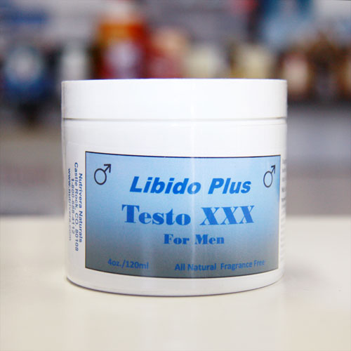 NutriVera Naturals Libido Plus Testo XXX, Testosterone Cream for Men, 4 oz, NutriVera Naturals
