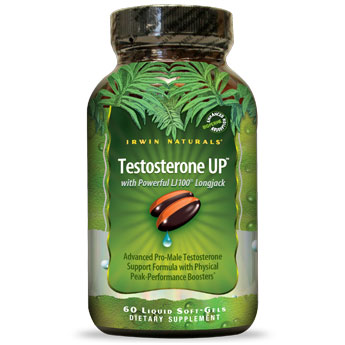 Irwin Naturals Testosterone UP, 60 Liquid Softgels,Irwin Naturals