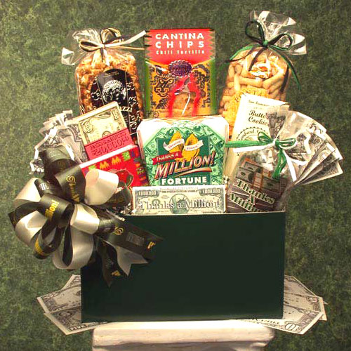 Elegant Gift Baskets Online Thanks A Million Thank You Gift Box, Elegant Gift Baskets Online