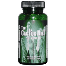 Maximum International The Cactus Diet with Green Tea, 60 Veggie Caps, Maximum International