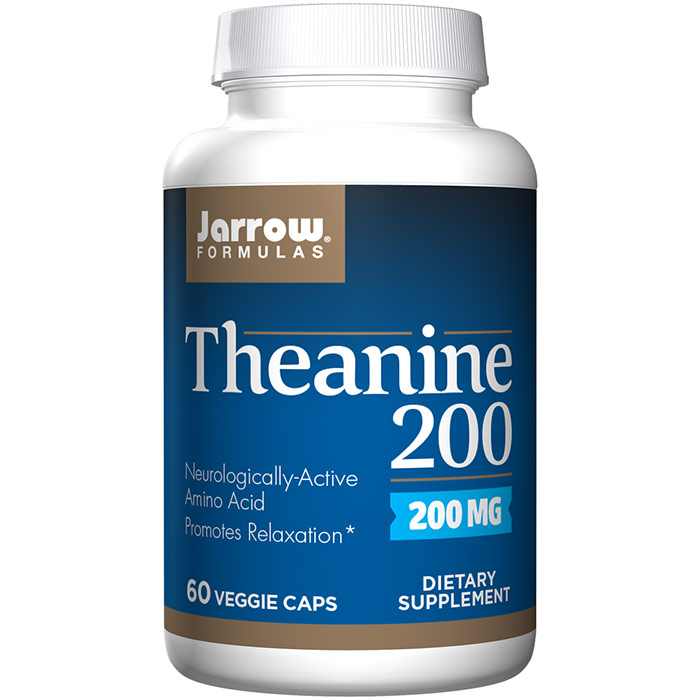 Jarrow Formulas Theanine 200 (L-Theanine 200 mg), 60 Capsules, Jarrow Formulas