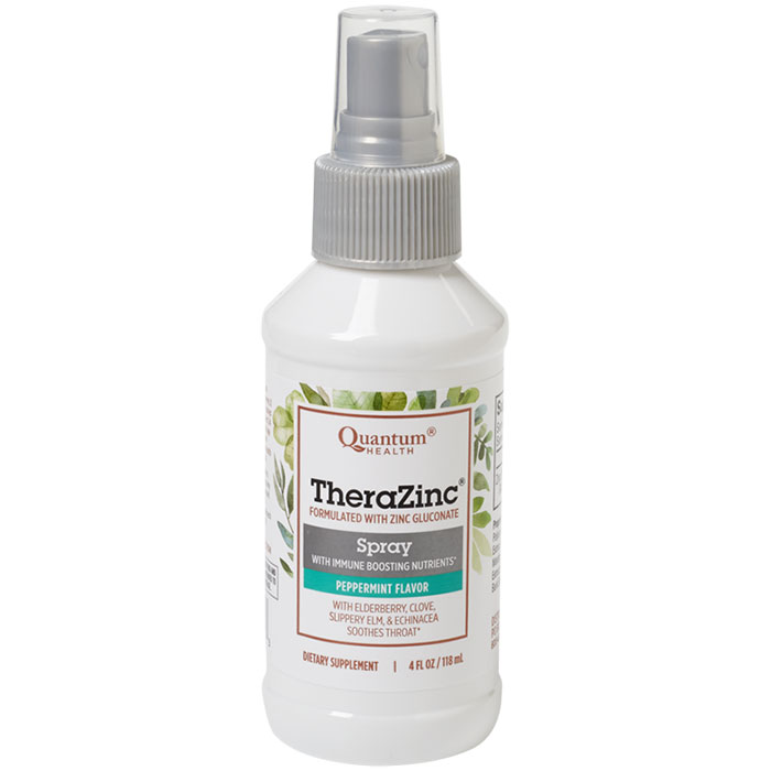 Quantum Health Thera Zinc Spray, With Echinacea & Elderberry, 4 oz, Quantum Health
