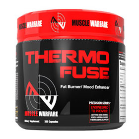 Muscle Warfare Thermo Fuse, Fat Burner / Mood Enhancer, 90 Capsules, Muscle Warfare