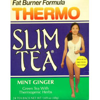 Hobe Labs Thermo Slim Tea, Mint Ginger, 24 Tea Bags, Hobe Labs