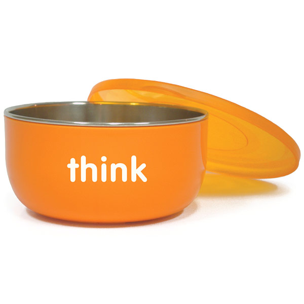 Thinkbaby Thinkbaby BPA Free Cereal / Soup Bowl - Orange, 1 ct