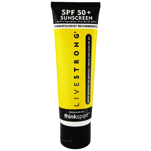 Thinksport Thinksport LiveStrong Sunscreen SPF 50+, Water Resistant, 3 oz