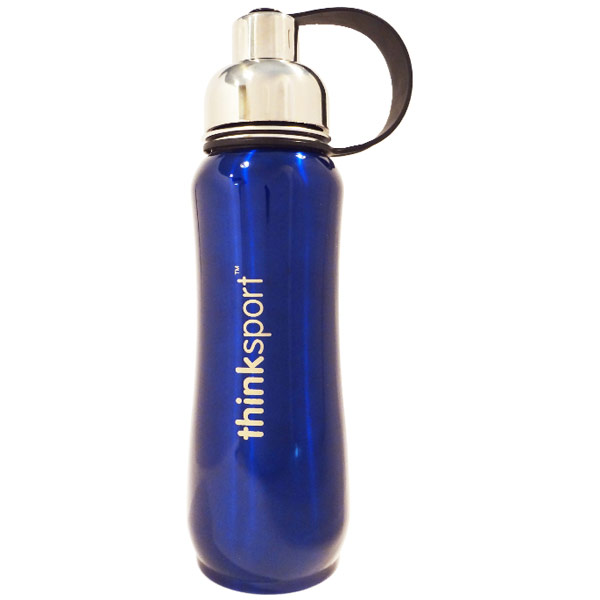 Thinksport Thinksport Stainless Steel Insulated Sports Bottle, Metallic Blue, 17 oz