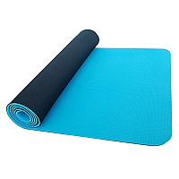 Thinksport Thinksport Yoga / Pilates Mat, Black/Blue, 1 ct