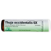 Boericke & Tafel Thuja Occidentalis 6X, 100 Tablets, Boericke & Tafel Homeopathic