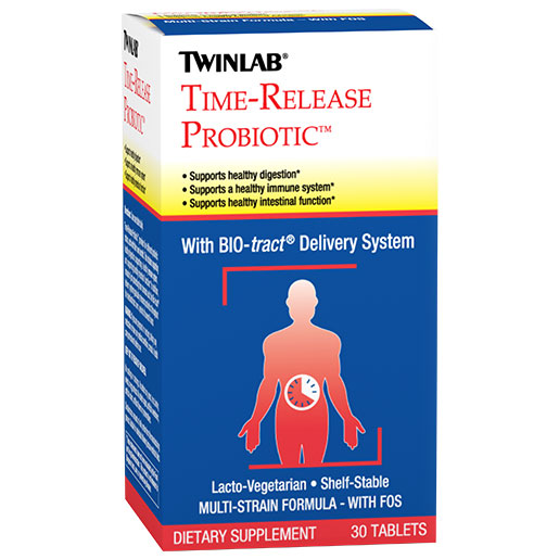TwinLab Time-Release Probiotic, 30 Tablets, TwinLab