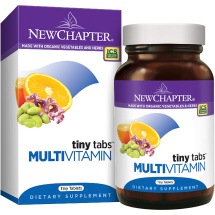 New Chapter Tiny Tabs Whole-Food Multi-Vitamins (Tiny Tabs Multi), 192 Tablets, New Chapter