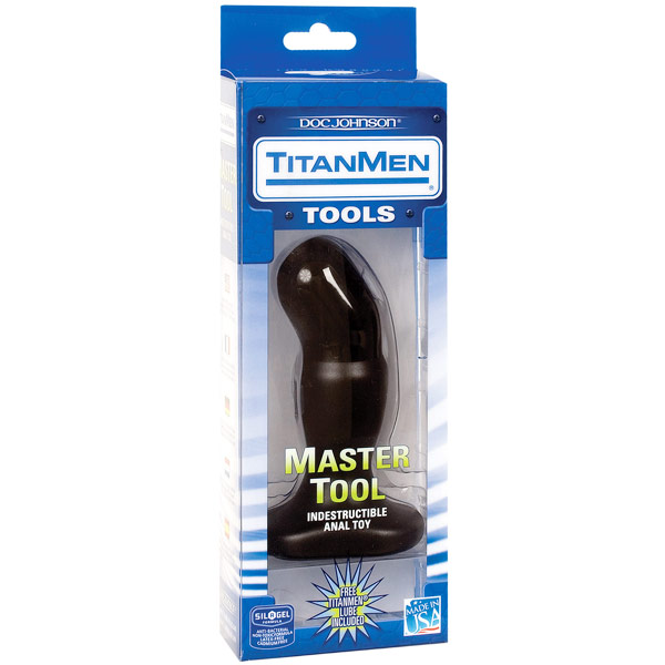 Doc Johnson TitanMen Master Tool #1 - Black, Butt Plug, Doc Johnson