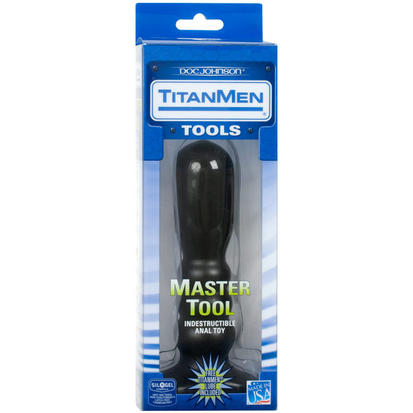 Doc Johnson TitanMen Master Tool #2 - Black, Butt Plug, Doc Johnson