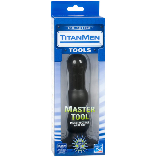Doc Johnson TitanMen Master Tool #3 - Black, Butt Plug, Doc Johnson