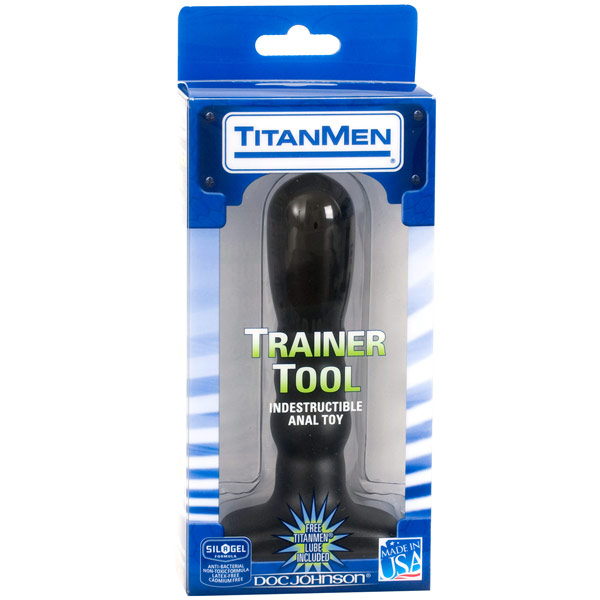 Doc Johnson TitanMen Trainer Tool #2 - Black, Butt Plug, Doc Johnson