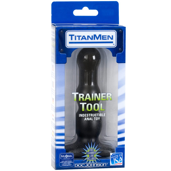 Doc Johnson TitanMen Trainer Tool #3 - Black, Butt Plug, Doc Johnson