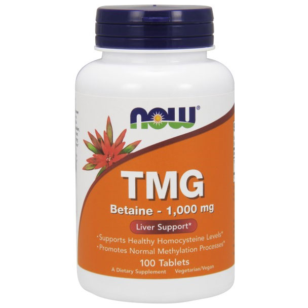 NOW Foods TMG (Trimethylglycine) 1000mg 100 Tabs, NOW Foods