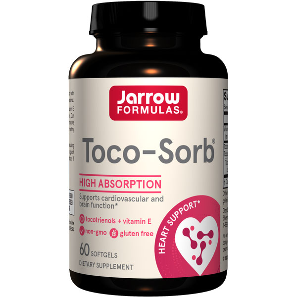 Jarrow Formulas Toco-Sorb ( Toco-Life ) Tocotrienol Complex, 60 softgels, Jarrow Formulas