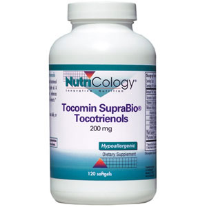 NutriCology / Allergy Research Group Tocomin SupraBio Tocotrienols 200 mg, 120 Softgels, NutriCology