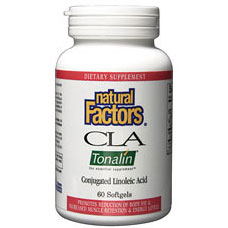 Natural Factors Tonalin CLA 1000 mg, 180 Softgels, Natural Factors