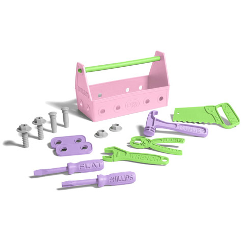 Green Toys Inc. Tool Set Toy, Pink, 1 Set, Green Toys Inc.