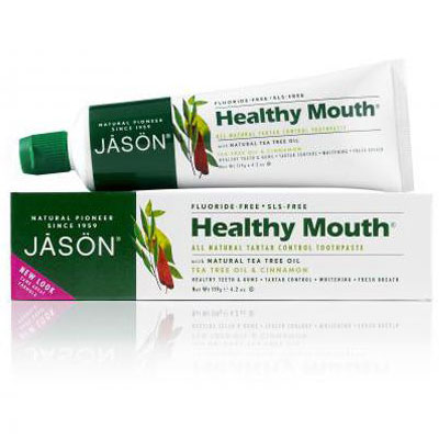 Jason Natural Toothpaste Healthy Mouth - Tea Tree, 4.2 oz, Jason Natural