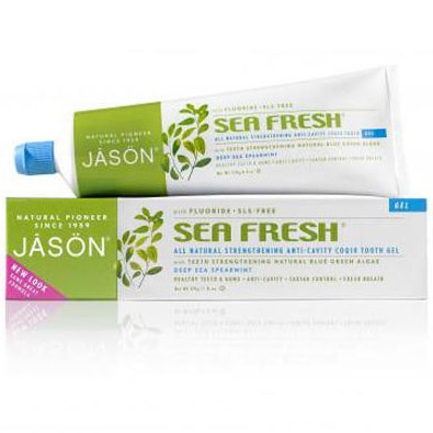 Jason Natural Toothpaste Sea Fresh Plus CoQ10 Gel 6 oz, Jason Natural