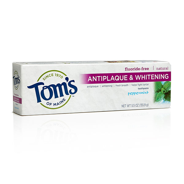 Tom's of Maine Toothpaste Anti-Plaque Tartar Control & Whitening Peppermint 6 oz from Tom's of Maine