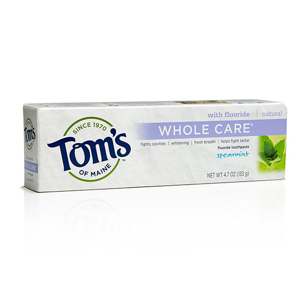 Tom's of Maine Toothpaste Whole Care w/Fluoride Spearmint 5.2 oz from Tom's of Maine