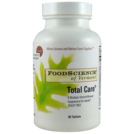 FoodScience Of Vermont Total Care, 90 Tablets, FoodScience Of Vermont