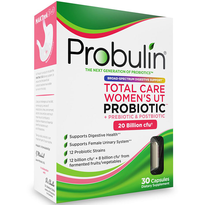 Total Care Womens UT Probiotic, 30 Capsules, Probulin