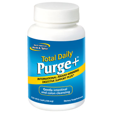 North American Herb & Spice Total Daily Purge Plus, 120 Capsules, North American Herb & Spice