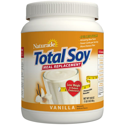 Naturade Total Soy Powder, Vanilla, 19.05 oz, Naturade